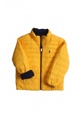 Dwustronna granatowo - żółta kurtka sportowa, Polo Ralph Lauren