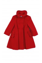 Czerwony płaszcz flauszowy dziewczęcy, Patachou