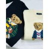 Granatowy sweter chłopięcy z kultowym misiem Bear, Polo Ralph Lauren