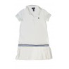 Biala sportowa sukienka na krotki rekaw, Polo Ralph Lauren