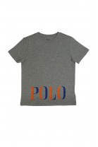 Szary t-shirt chłopięcy, Polo Ralph Lauren
