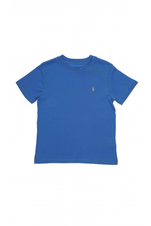 Niebieski t-shirt chlopiecy na krotki rekaw, Polo Ralph Lauren