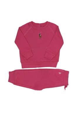 Różowe dresy niemowlęce, Ralph Lauren