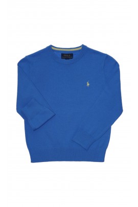 Niebieski cienki sweter chłopięcy, Polo Ralph Lauren