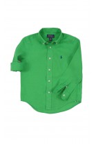 Zielona koszula lniana chłopięca, Polo Ralph Lauren