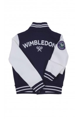 Granatowo-biała bejsbolówka Wimbledon, Polo Ralph Lauren