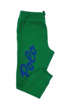 Zielone spodnie dresowe z napisem POLO, Polo Ralph Lauren