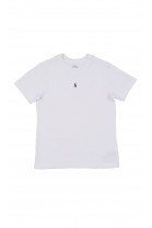 Biały klasyczny t-shirt na krótki rękaw, Polo Ralph Lauren
