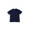 Granatowy chlopiecy t-shirt w koniki, Polo Ralph Lauren