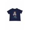 Niemowlęcy granatowy t-shirt chłopięcy, Ralph Lauren