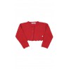 Czerwony sweterek bolerko dziewczece, Patachou