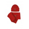 Czerwona gruba czapka wciągana, Polo Ralph Lauren