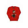 Czerwony sweter z kultowym misiem Bear Polo, Ralph Lauren
