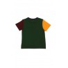 Granatowo-zielony t-shirt chlopiecy z kultowym misiem, Polo Ralph Lauren