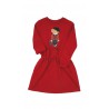 Czerwona sukienka z dzianiny dresowej, Polo Ralph Lauren