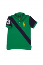 Zielona koszulka polo na krótki rękaw, Polo Ralph Lauren