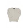 Bialy rozpinany warkoczowy sweter dziewczecy, Polo Ralph Lauren