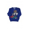 Szafirowy niemowlecy sweter z kultowym misiem Bear, Ralph Lauren