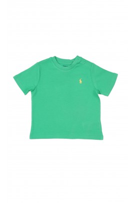 Zielony t-shirt na krótki rękaw, Ralph Lauren