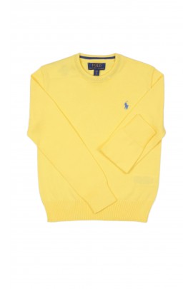 Żółty letni sweter chłopięcy, Polo Ralph Lauren