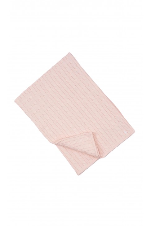 Pled niemowlęcy w pastelowym różu, Ralph Lauren Pled niemowlęcy w pastelowym różu, Ralph Lauren