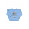 Niebieska bluza dziewczeca z misiem Bear, Polo Ralph Lauren