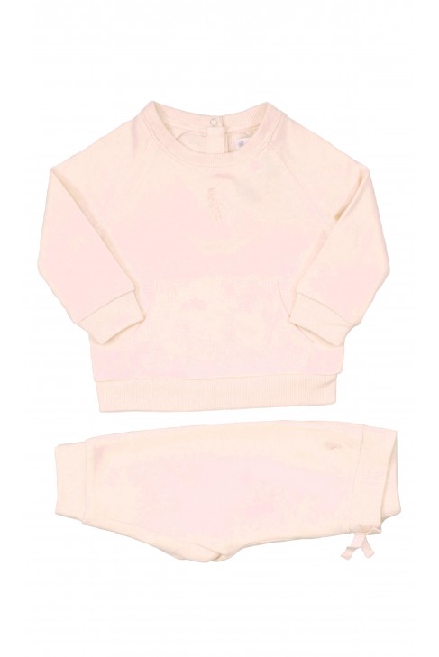 Pudrowo - różowe niemowlęce dresy, Ralph Lauren Pudrowo - różowe niemowlęce dresy, Ralph Lauren