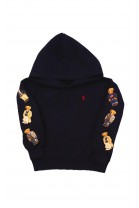 Granatowa bluza dresowa z nadrukiem Polo Bear, Polo Ralph Lauren