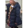Granatowy plaszcz puchowy dziewczecy, Polo Ralph Lauren