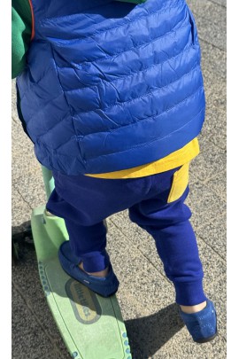 Szafirowe spodnie dresowe z napisem POLO, Polo Ralph Lauren