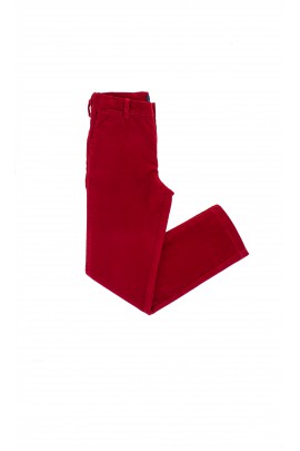 Spodnie sztruksowe ciemnoczerwone, Polo Ralph Lauren