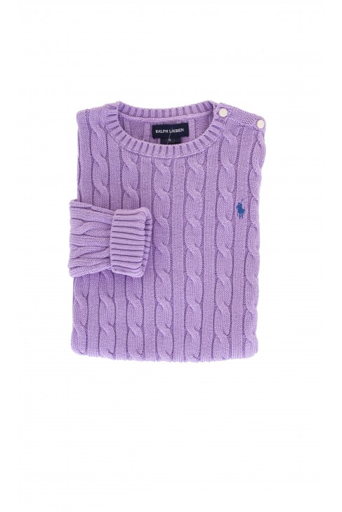 Sweter fioletowy, Ralph Lauren