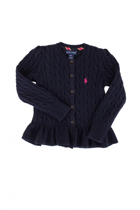 Buttoned navy blue Cardigan, Ralph Lauren Buttoned navy blue Cardigan, Ralph Lauren