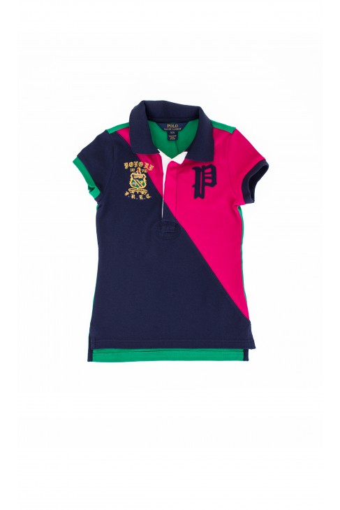 Green-navy blue-pink polo shirt, Polo Ralph Lauren Green-navy blue-pink polo shirt, Polo Ralph Lauren