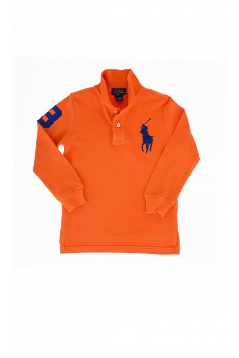 Pomarańczowe polo, Polo Ralph Lauren Pomarańczowe polo, Polo Ralph Lauren