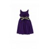 Fioletowa sukienka sztruksowa Ralph Lauren