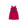 Różowa (fuksja) sukienka sztruksowa Ralph Lauren
