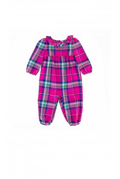 Rampers w różową kratkę Ralph Lauren Rampers w różową kratkę Ralph Lauren