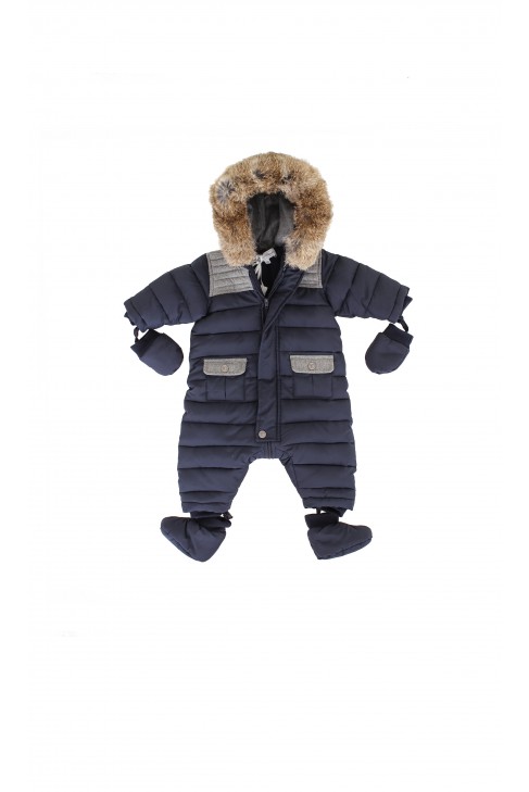 Navy blue jumpsuit, Tartine et Chocolat Navy blue jumpsuit, Tartine et Chocolat