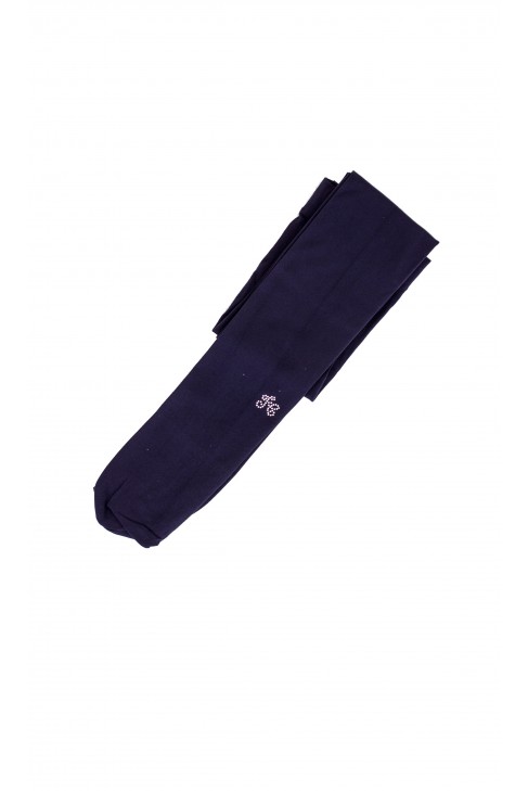 Navy blue, elastic girl’s tights, Tartine et Chocolat Navy blue, elastic girl’s tights, Tartine et Chocolat