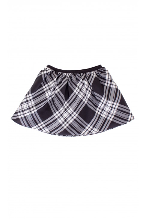Spódnica w czarno-białą kratę Polo Ralph Lauren