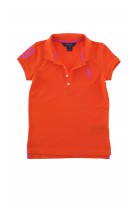 Bluzka polo, pomarańczowa letnia, Polo Ralph Lauren