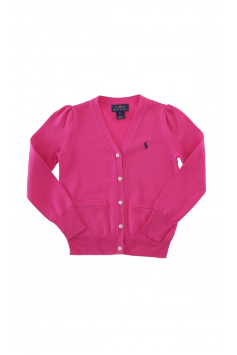 Pink girl's cardigan, Polo Ralph Lauren Pink girl's cardigan, Polo Ralph Lauren