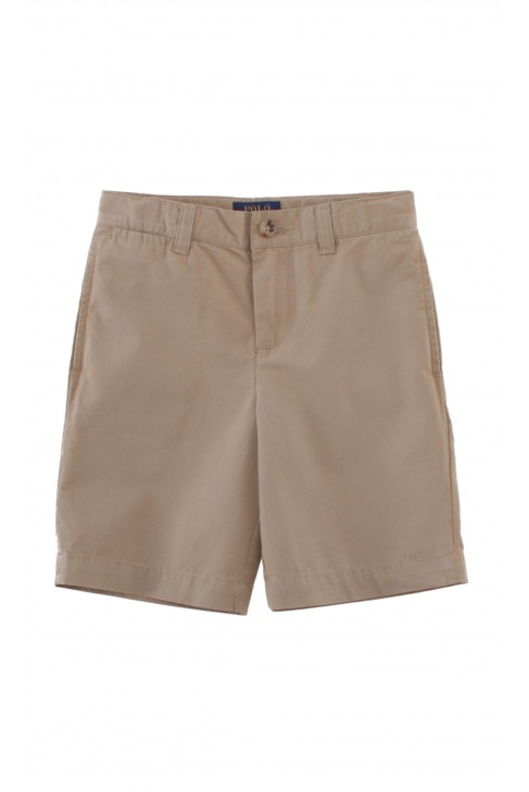 Oliwkowe krótkie spodenki chłopięce, Polo Ralph Lauren Oliwkowe krótkie spodenki chłopięce, Polo Ralph Lauren