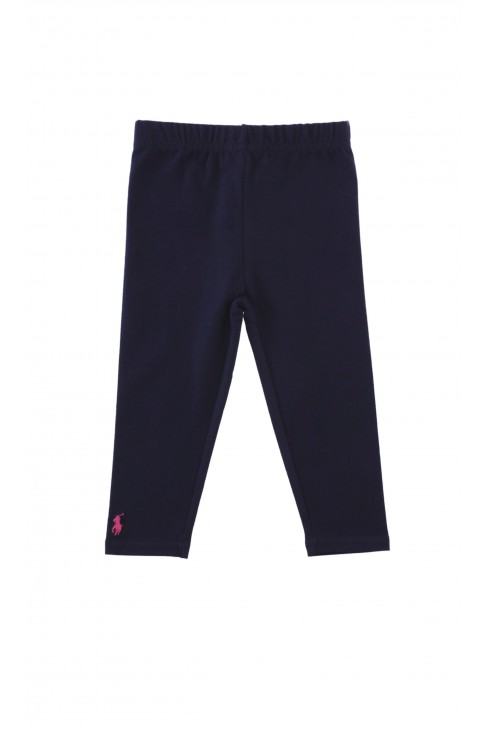 Granatowe leginsy dziewczęce, Ralph Lauren Granatowe leginsy dziewczęce, Ralph Lauren