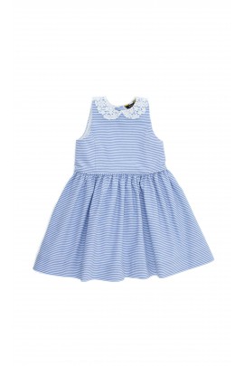Sukienka w biało niebieskie paski, Polo Raph Lauren