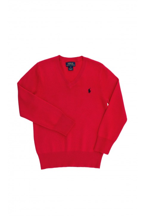 Red boy's sweater, Polo Ralph Lauren Red boy's sweater, Polo Ralph Lauren